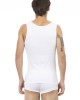 Men's Tank Top Bi-Pack In Stretch Cotton. Logoed Insert On The Shoulder Pad.