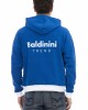 Long Sleeve Fleece Hoodie. Closure With Zip. Rear Logo.