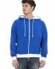 Long Sleeved Brushed Hoodie. Closure With Zip. Rear Logo.