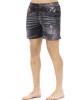 Beach Shorts With Print. Side Pockets. Elasticized Waistband With Drawstring.