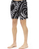 Swim Shorts With All-over Print. Elastic Waistband With Drawstring.