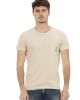 Short Sleeve T-shirt With Round Neck. Chest Pocket With Print.