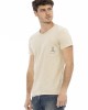 Short Sleeve T-shirt With Round Neck. Chest Pocket With Print.