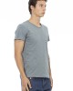 Short Sleeve T-shirt With Round Neck. Chest Pocket With Print.