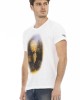 Short Sleeve T-shirt With Round Neck. Front Print.