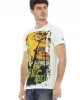 Short Sleeve T-shirt With Round Neck. Front Print.