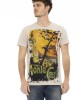 Short Sleeve T-shirt With Round Neck. Front Print.