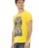 Short Sleeve T-shirt With Round Neck. Front Print.