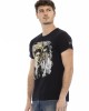 Short Sleeve T-shirt With Round Neck. Front Print.