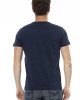 Short Sleeve T-shirt With Round Neck. Front Print.