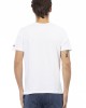 Short Sleeve T-shirt With V-neck. Front Print.