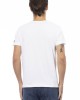 Short Sleeve T-shirt With V-neck. Front Print.