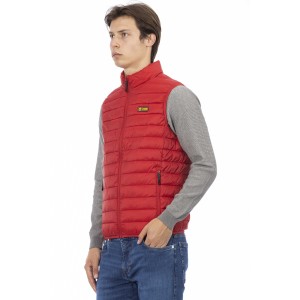 Sleeveless Down Jacket With Side And Internal Pockets. Metal Zip. Details In Tone.