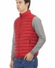 Sleeveless Down Jacket With Side And Internal Pockets. Metal Zip. Details In Tone.