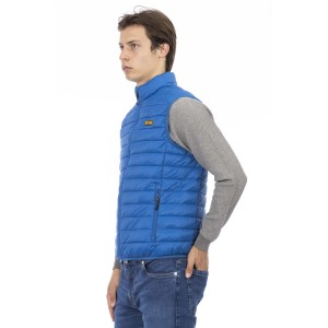 Sleeveless Down Jacket With Side And Internal Pockets. Metal Zip. Details In Tone.