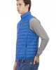 Sleeveless Down Jacket With Side And Internal Pockets. Metal Zip. Details In Tone.