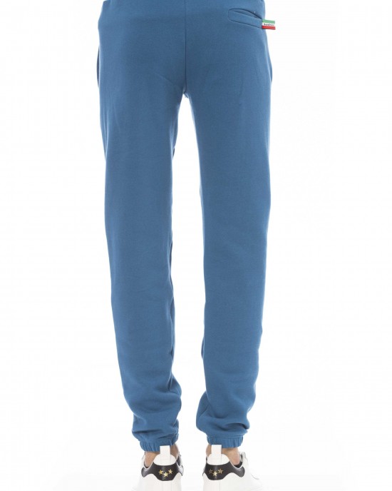 Fleece Sport Pants. Closure With Lace. Logo On The Left Leg. 2 Side Pockets And One Back.