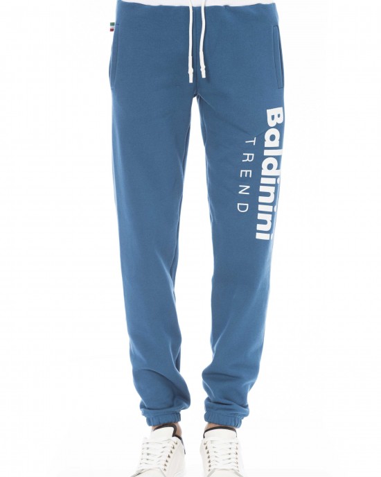 Fleece Sport Pants. Closure With Lace. Logo On The Left Leg. 2 Side Pockets And One Back.