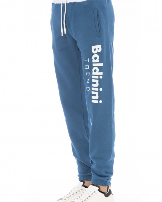 Fleece Sport Pants. Closure With Lace. Logo On The Left Leg. 2 Side Pockets And One Back.