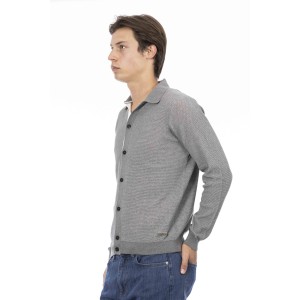 Long Sleeved Shirt In Cotton. Classic Collar. Button Closure. Logoed Insert.