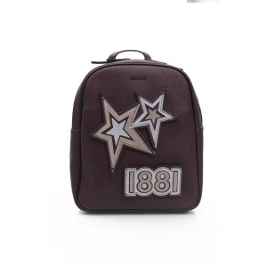 Backpack With Zip Closure. Internal Compartments. Back Pocket. Front Logo. 29*33*10