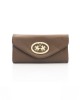 Leather Wallet. Flap With Magnetic Closure. Back Pocket. Internal Compartments. Front Logo. 23*16*4 Cm.