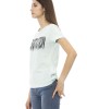 Short Sleeve T-shirt With Round Neck. Front Print.