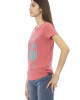 Short Sleeve T-shirt With Round Neck. Front Print.