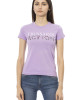 Short Sleeve T-shirt With Round Neck. Front Print.