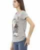 Short Sleeve T-shirt With Round Neck. Front Print.