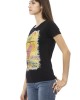 Short Sleeve T-shirt With Round Neck. Front Print.