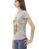 Short Sleeve T-shirt With Round Neck. Front Print.