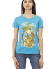 Short Sleeve T-shirt With Round Neck. Front Print.