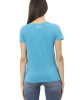 Short Sleeve T-shirt With Round Neck. Front Print.