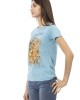 Short Sleeve T-shirt With Round Neck. Front Print.