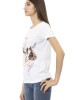 Short Sleeve T-shirt With Round Neck. Front Print.