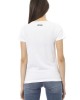 Short Sleeve T-shirt With Round Neck. Front Print.