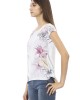 Short Sleeve T-shirt With Round Neck. Front Print.