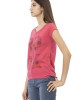 Short Sleeve T-shirt With Round Neck. Front Print.