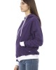 Sweater In Double Color With Adjustable Hood.