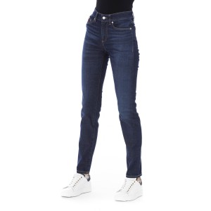 Regular Jeans With Logoed Button. Front Pockets With Tricolor Insert. Rear Pockets.