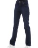 Regular Jeans With Logoed Button. Front Pockets With Tricolor Insert. Rear Pockets.