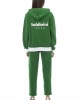 Double Color Fleece Tracksuit With Adjustable Hood. Front And Rear Logo.