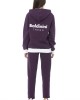 Double Color Fleece Tracksuit With Adjustable Hood. Front And Rear Logo.
