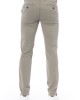 Chino Trousers. Solid Color Fabric. Front Zipper And Button Closure. Side Pockets. Back Welt Pockets.