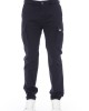 Cargo Trousers. Solid Color Fabric. Front Zipper And Button Closure. Four Side Pockets. Back Welt Pockets.