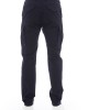 Cargo Trousers. Solid Color Fabric. Front Zipper And Button Closure. Four Side Pockets. Back Welt Pockets.