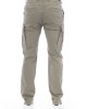 Cargo Trousers. Solid Color Fabric. Front Zipper And Button Closure. Four Side Pockets. Back Welt Pockets.