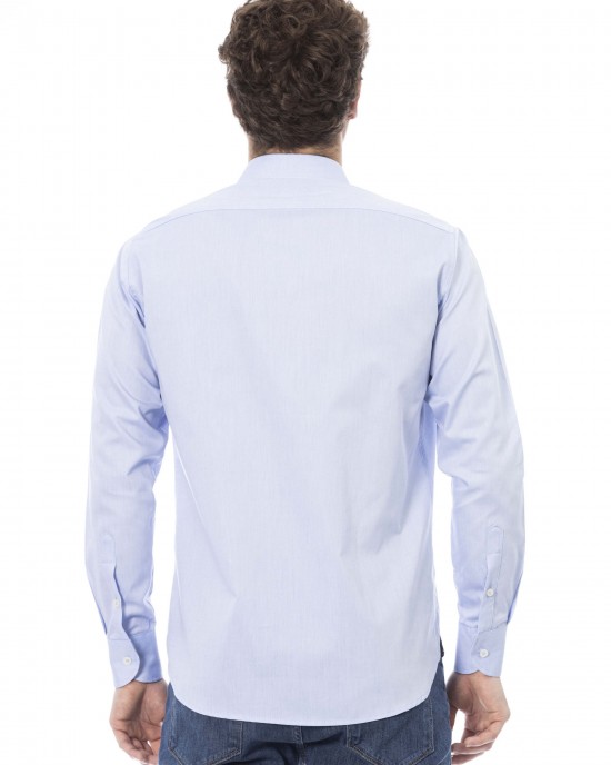 Regular Fit Shirt. Italian Collar. Front Closure With Buttons. Closure With Buttons On The Cuffs.