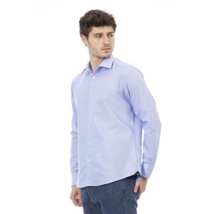 Regular Fit Shirt. Italian Collar. Front Closure With Buttons. Closure With Buttons On The Cuffs.